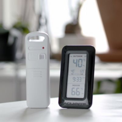Image showing  Digital Thermometer with Outdoor Temperature