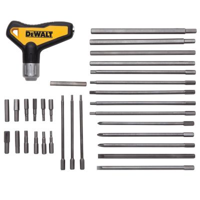 Image showing  31 pc. SAE/Metric Ratcheting T-Handle Hex Key Set