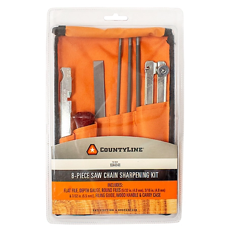 CountyLine 8 pc. Chainsaw Chain Sharpening Field Kit