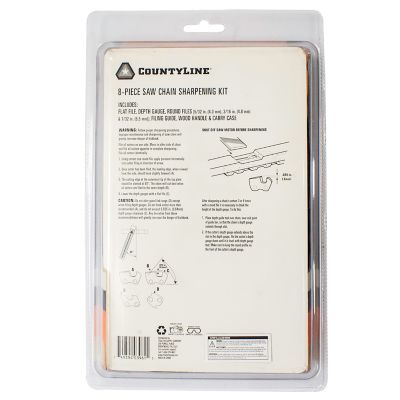 Image showing  8 pc. Chainsaw Chain Sharpening Field Kit