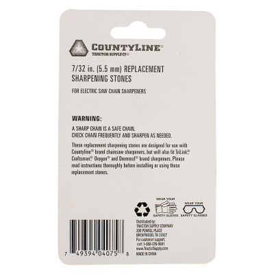 Image showing  Chainsaw Chain Sharpening Stones, 7/32 in., 3-Pack