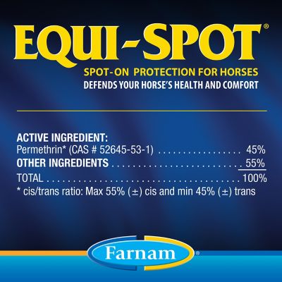 FARNAM Companies INC Equi Spot Spot-On Fly Control for Horses 12 Week Supply
