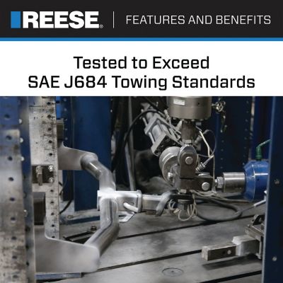 Image showing 7 th Reese Towpower 2 in. Receiver 7,500 lb. Capacity Class III Trailer Tow Hitch, Custom Fit
