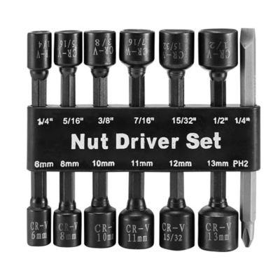 Image showing  Assorted Magnetic Nut Driver Set, 14 pc.