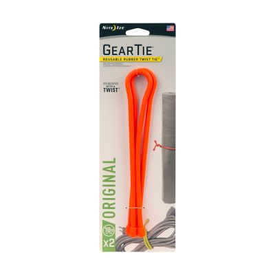 Verdeelstuk Ik zie je morgen dood gaan Nite Ize Gear Tie Reusable Rubber Twist Tie 18 in. - 2 Pack - Bright  Orange, GT18-2PK-31 at Tractor Supply Co.