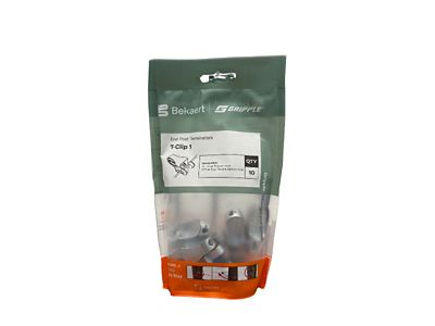 Image showing 6 th Gripple Wire T-Clips, 14-10 Ga., 10-Pack