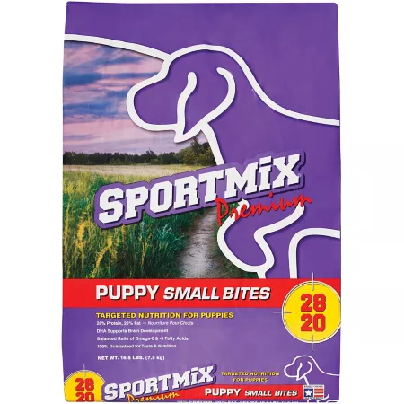 Sportmix Small Bites Puppy Chicken Recipe Dry Dog Food 16.5 lb Bag Dry Dog Food