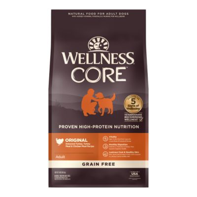 Wellness CORE Adult Natural Grain-Free Original Turkey and Chicken Recipe Dry Dog Food