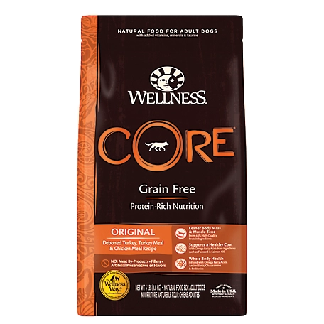 Wellness CORE Adult Natural Grain-Free Original Turkey and Chicken Recipe Dry Dog Food