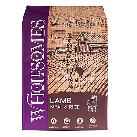 Wholesomes Lamb Meal and Rice Recipe Dry Dog Food