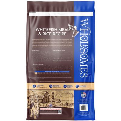 Image showing  Adult Whitefish Meal and Rice Recipe Dry Dog Food, 40 lb. Bag