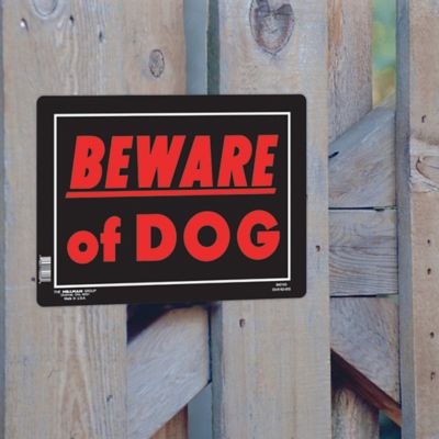 Image showing  Beware of Dog Sign, 10 in. x 14 in.