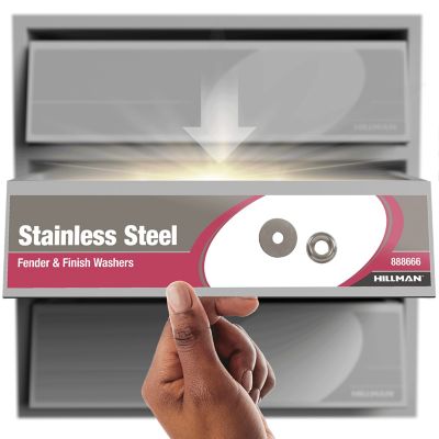 Image showing  #8 Stainless Steel Finishing Washers, 5-Pack