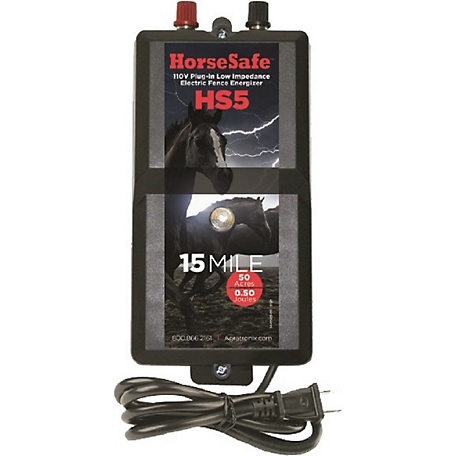 HorseSafe 0.50 Joule HS5 Plug-In Electric Fence Controller