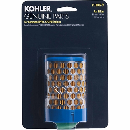 Kohler Lawn Mower Air Filter with Pre-Cleaner for Command Pro Models CH270, 17 883 07-S1