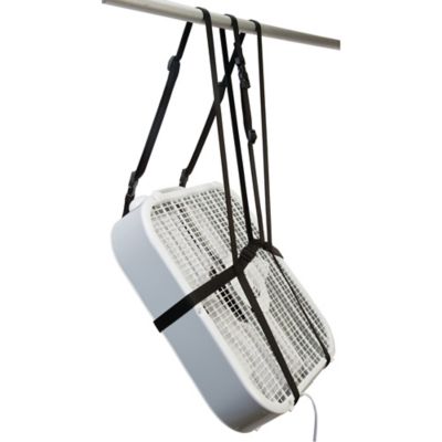 Image showing  Adjustable Box Fan Holder, Black