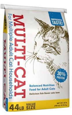 Multi-Cat Adult Chicken and Fish Formula Dry Cat Food