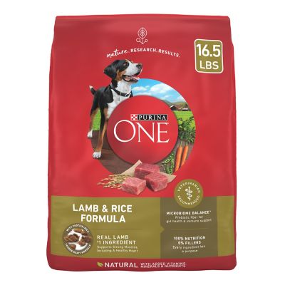 Purina ONE Natural Dry Dog Food, SmartBlend Lamb & Rice Formula