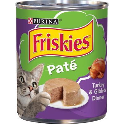 Purina Friskies All Life Stages Turkey and Giblets Pate Wet Cat Food, 13 oz. Can