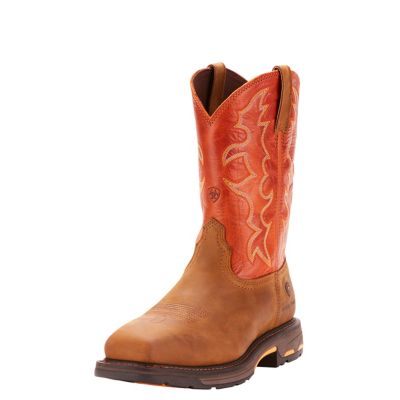 Ariat Men's Steel Toe WorkHog Wide Square Work Boots