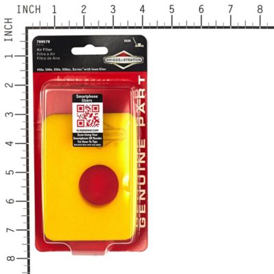 Image showing  Lawn Mower Air Filter for Select Models, 5434K