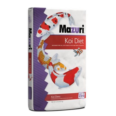 Mazuri Platinum Bits Koi Fish Food, 20 lb. Bag This nutritional koi food is a great value compared to other very expensive koi fish food