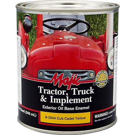 Majic 1 qt. Cub Cadet Yellow Tractor Truck & Implement Enamel Paint