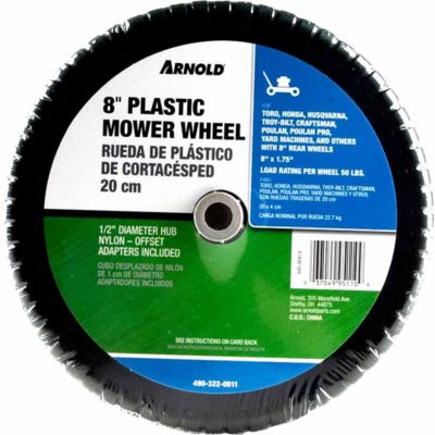 Image showing  8 in. Universal Plastic Wheel with Adapters