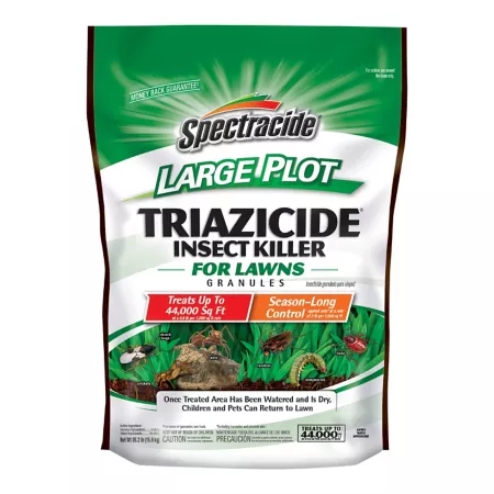 Spectracide 35.2 lbs Triazicide insect killer for large plots for lawn pellets Lawn & Garden Insect Control