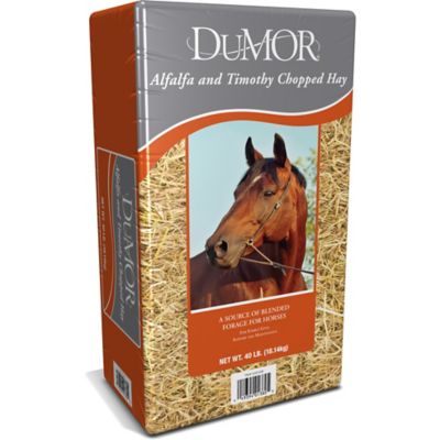 DuMOR Chopped Alfalfa/Timothy Hay Horse Feed, 40 lb.