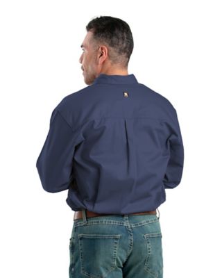 Image showing  Men's Flame-Resistant Button-Down Long-Sleeve Work Shirt