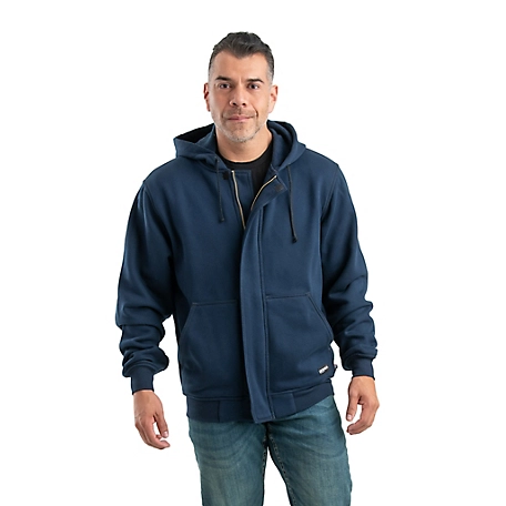 Berne Flame-Resistant Fleece Zip-Front Hooded Sweatshirt