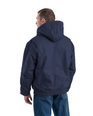 Image showing 1 th Berne Men's Flame Resistant Duck Hooded Jacket