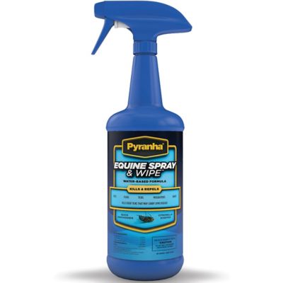 Pyranha Equine Spray and Wipe Horse Fly Repellent