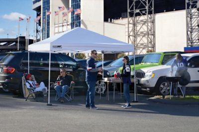 Image showing  10 ft. x 10 ft. Country Side Straight Leg Instant Canopy, White