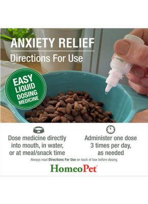 Image showing 5 th HomeoPet Anxiety Relief Oral Drops for Cats and Dogs, 15 mL