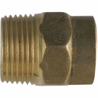 LDR Industries 250 PSI 3/4 in. Sweat Male Adapter, Brass, Lead-Free