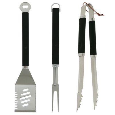 Image showing 1 th SS Tool Set with Plastic Finger Grip Hand, 3 pc.