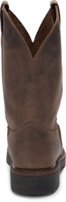 Image showing 5 th Justin Men's Balusters Round Toe Pull-On Work Boots, 11 in.