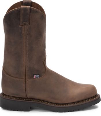 Image showing  Men's Balusters Round Toe Pull-On Work Boots, 11 in.