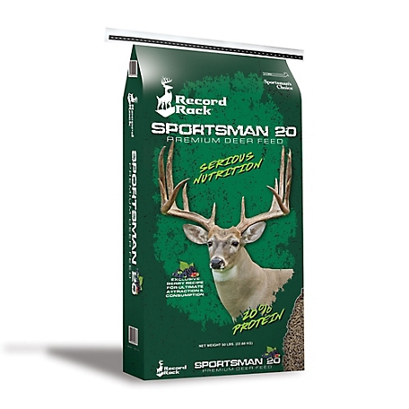 Sportsman's Choice Record Rack Sportsman 20 Deer Feed, 50 lb.