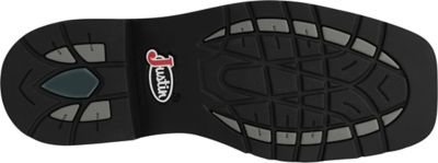 Image showing 1 th Justin Men's Driller Cowhide Steel-Toe Stampede Work Boots, 11 in.