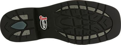 Image showing 1 th Justin Men's 11 in. Driller Waterproof Steel Toe Boot