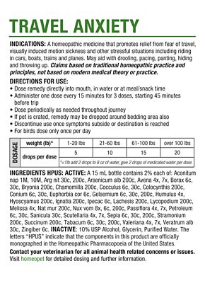 Image showing  Homeopet Travel Anxiety