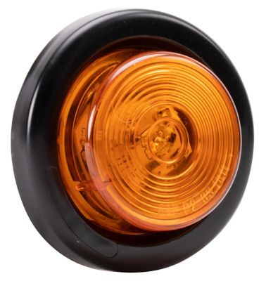 Image showing  2 in. 12V Round LED Clearance/Side Marker Light, Amber
