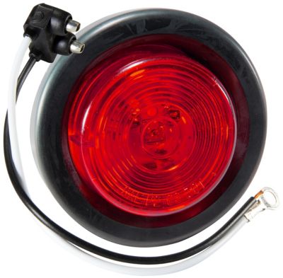 Hopkins Towing Solutions 2 in. 12V Round LED Clearance/Side Marker Light, Red