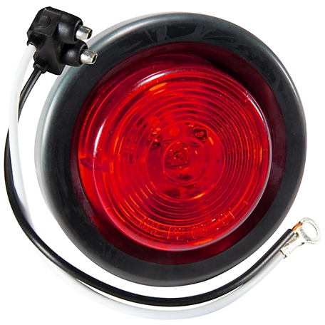 Hopkins Towing Solutions 2 in. Round LED Clearance/Side Marker Light, Red