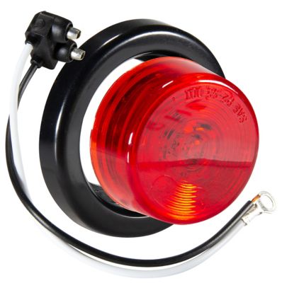 Image showing  2 in. 12V Round LED Clearance/Side Marker Light, Red