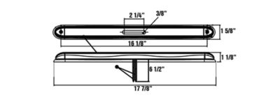 Image showing  14 in. 12V Submersible Stop/Tail/Turn Light Bar