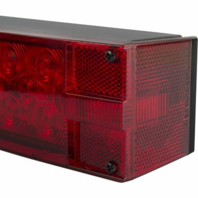 Image showing  12V Low-Profile Submersible Rectangular Trailer Light Kit
